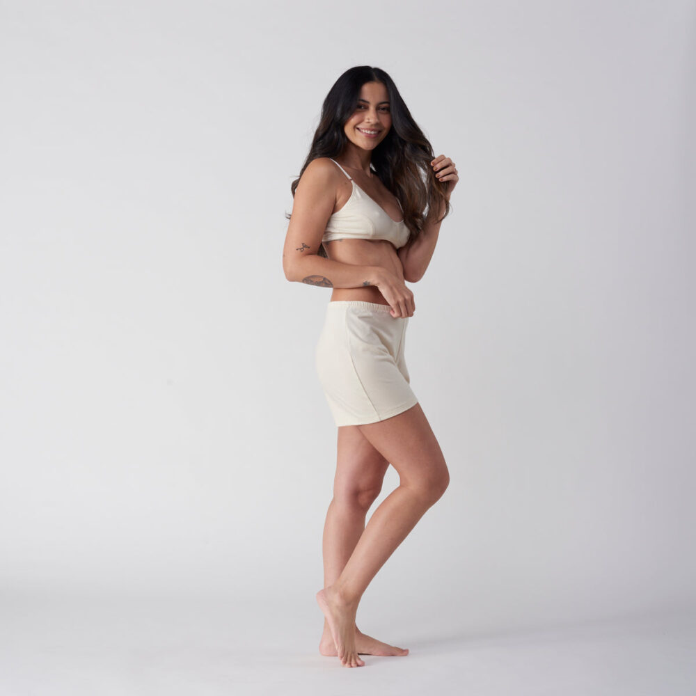 Undyed Organic Jersey Short - Image 2