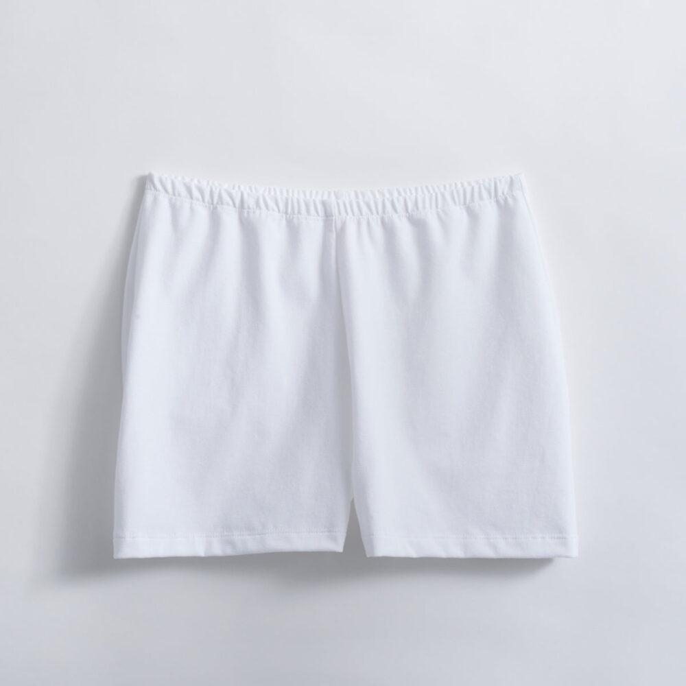 White Organic Jersey Short
