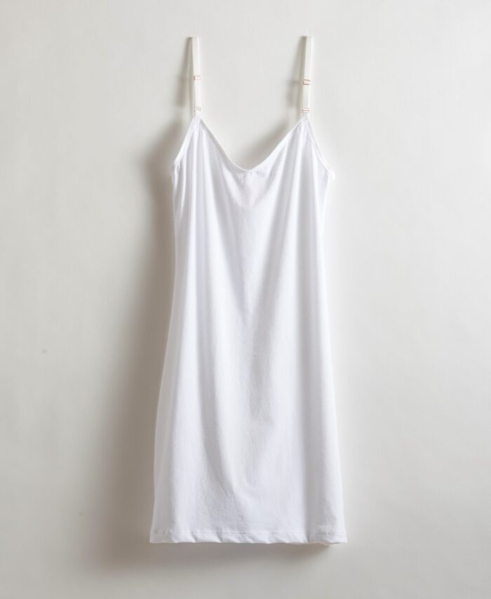 White Jersey Slip