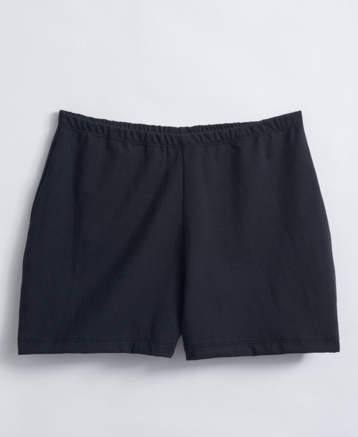 Black Organic Jersey Short